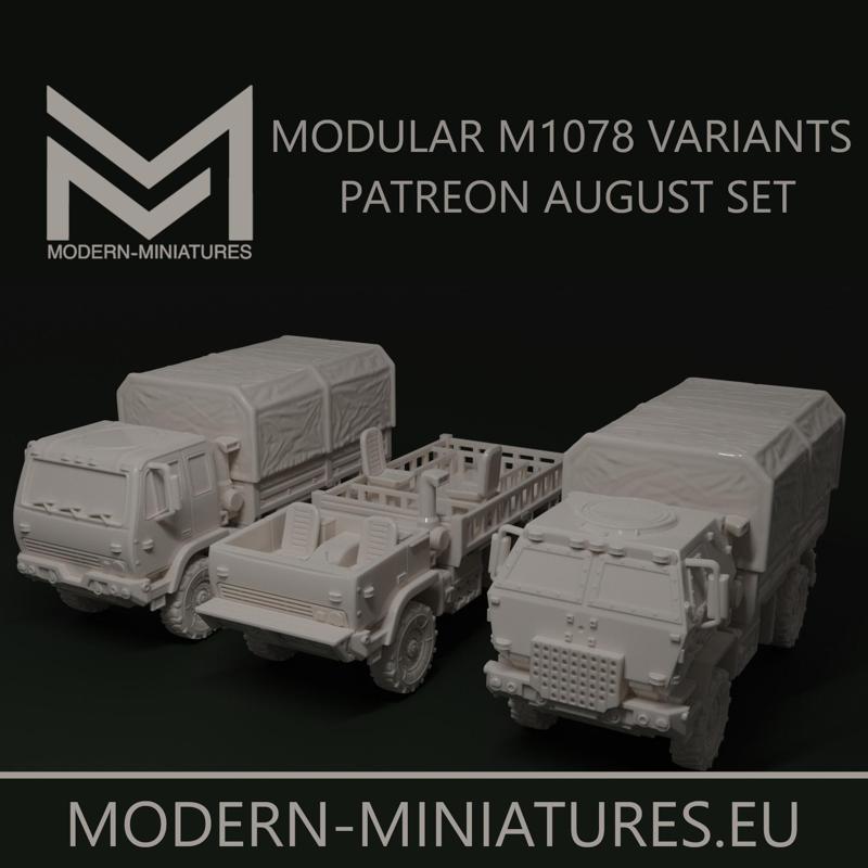Modular M1078 Militray Truck August Patreon Release