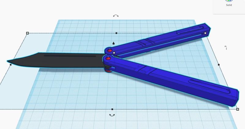 Butterfly-knife