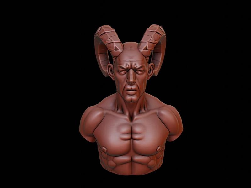 Incubus Beast Bust