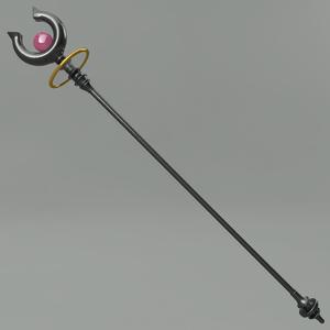 Kuroinu Olga Discordia Magic staff. Anime, manga, props, cosplay