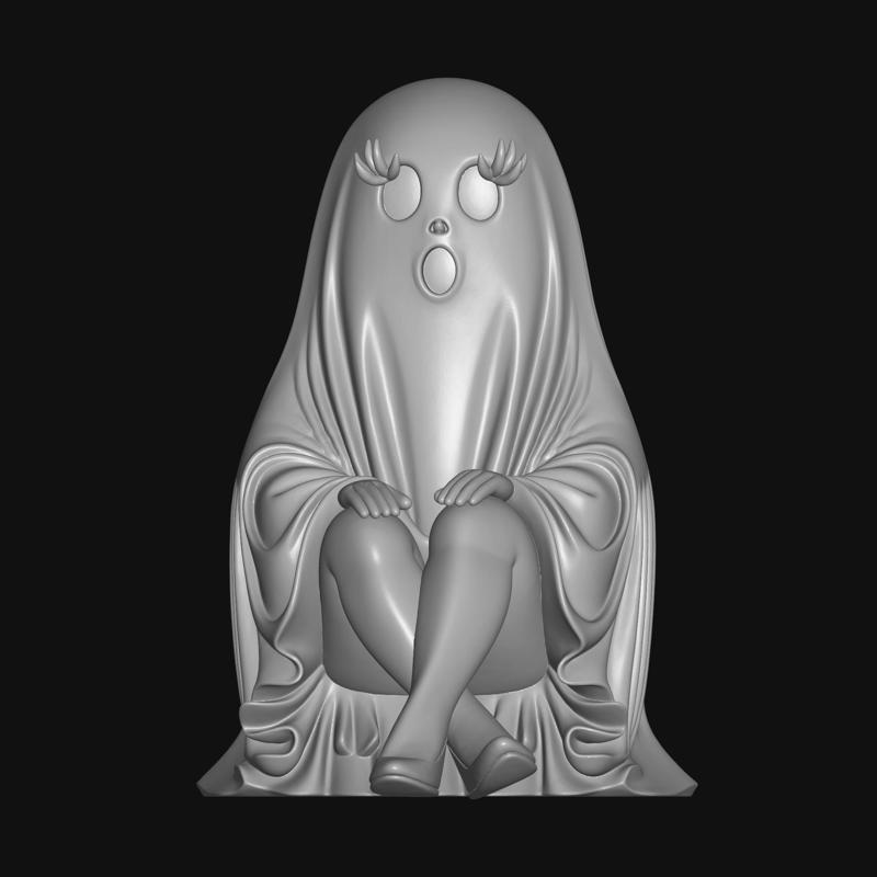 stylish female ghost