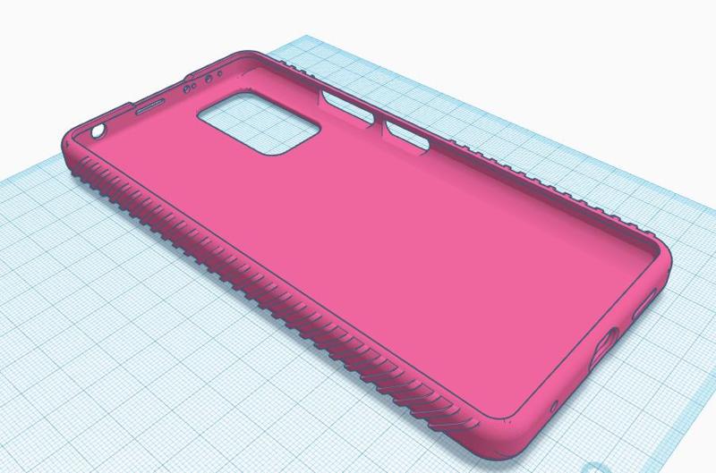 Xiaomi Redmi Note 10 pro case - With easily printable camera protection