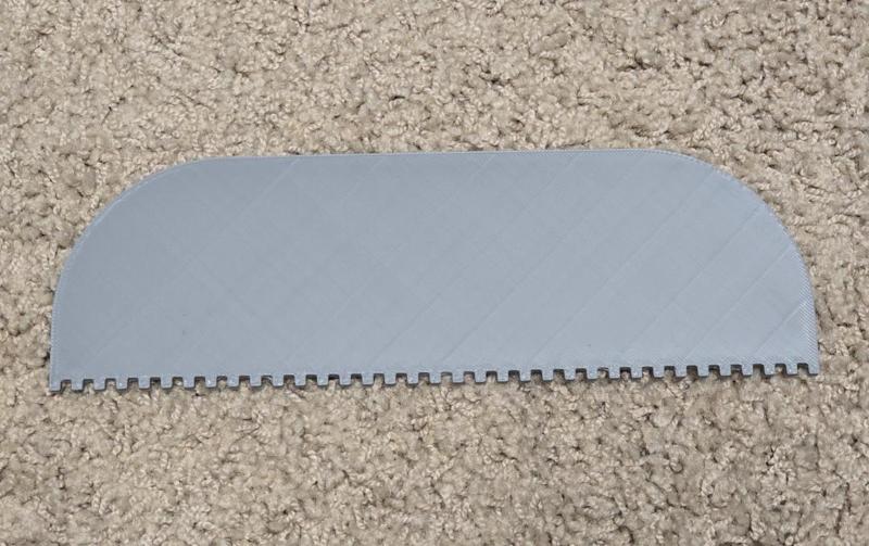 Epoxy Float Trowel 1/8 inch notch