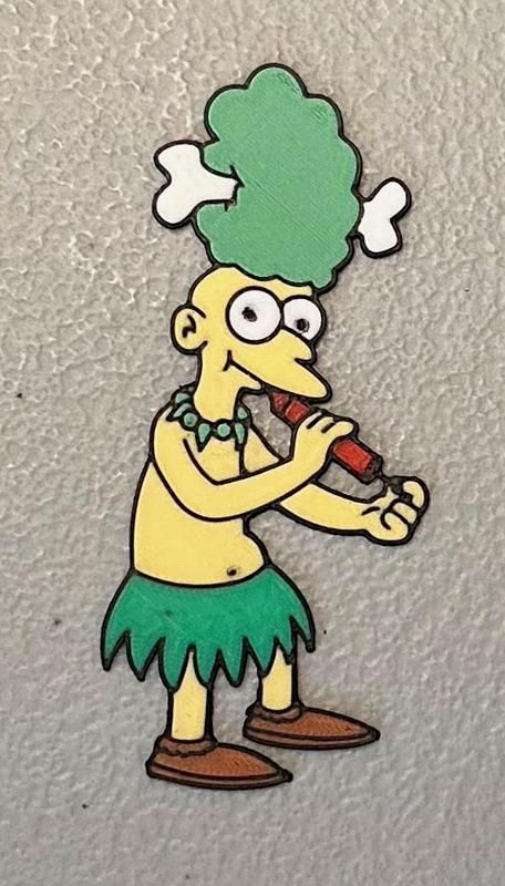 Multicolor Sideshow Mel Magnet