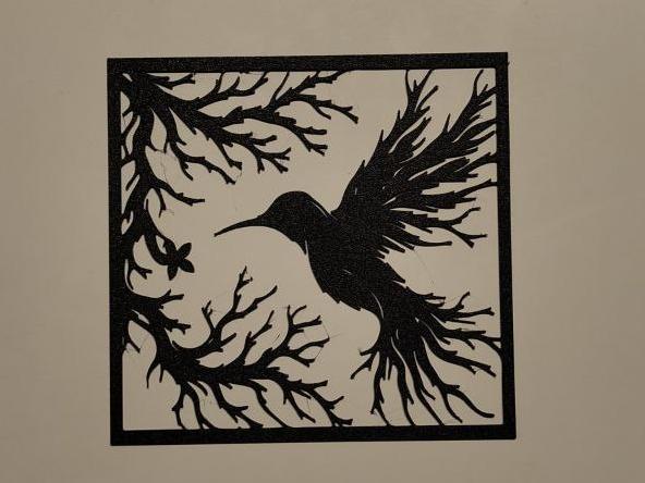 bird tree wall art