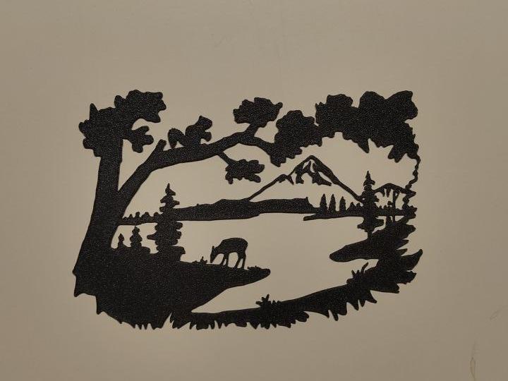 lake landscape - wall art