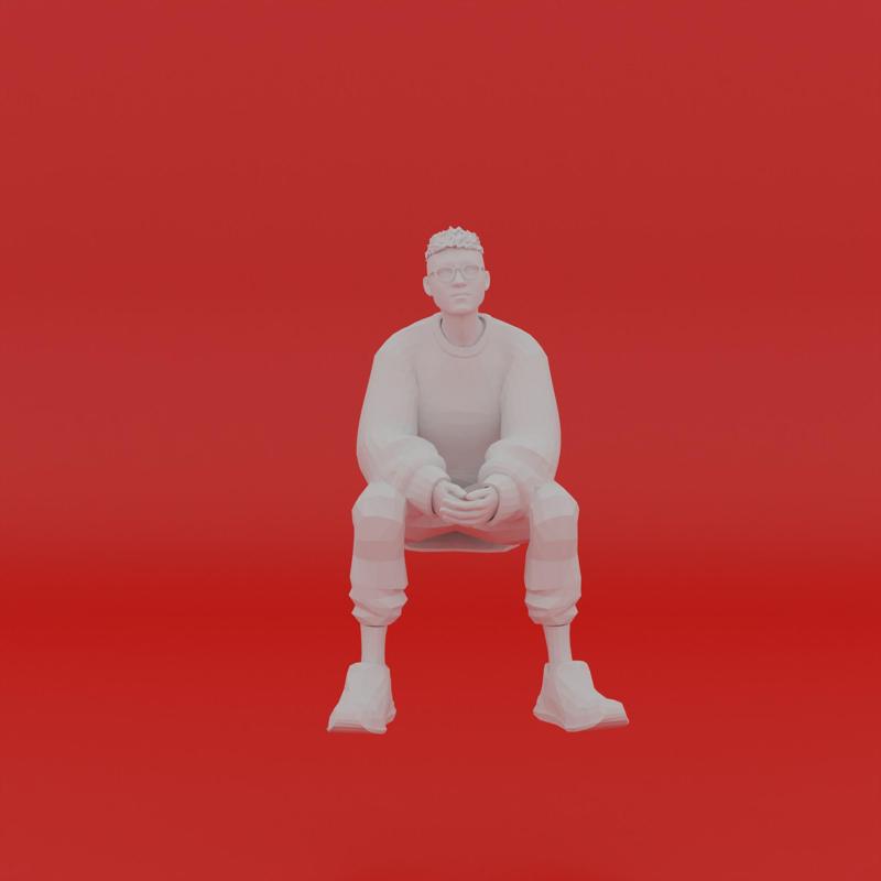 Character Pose Toy Man Miniature Figure 069