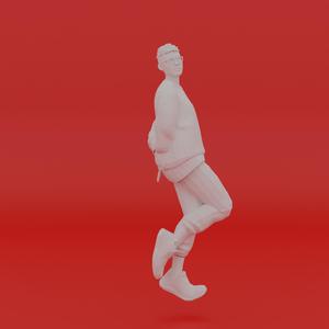 Character Pose Toy Man Miniature Figure 034
