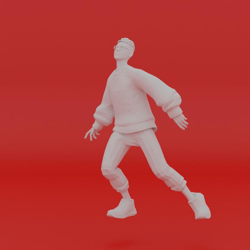 Character Pose Toy Man Miniature Figure 054