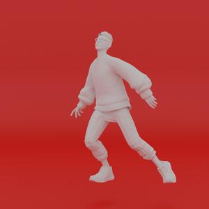 Character Pose Toy Man Miniature Figure 054