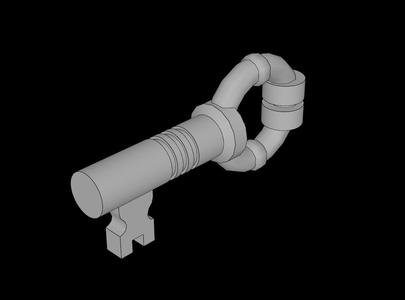 Lego Compatible (40395a.dat) Minifig Key