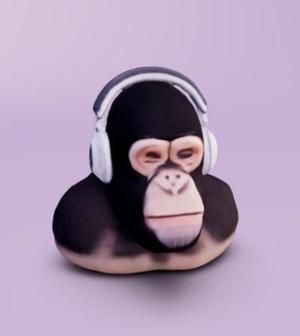Ape with Headset