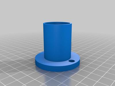 Cap with hanger hole for 1" pipe