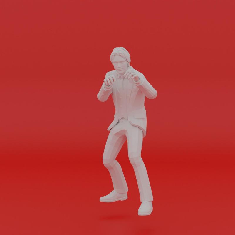 Character Pose Toy Man Miniature Figure 105