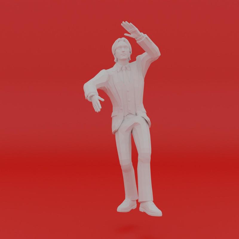 Character Pose Toy Man Miniature Figure 198