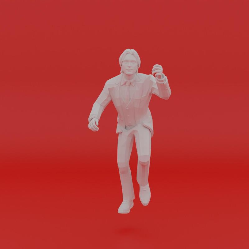 Character Pose Toy Man Miniature Figure 184