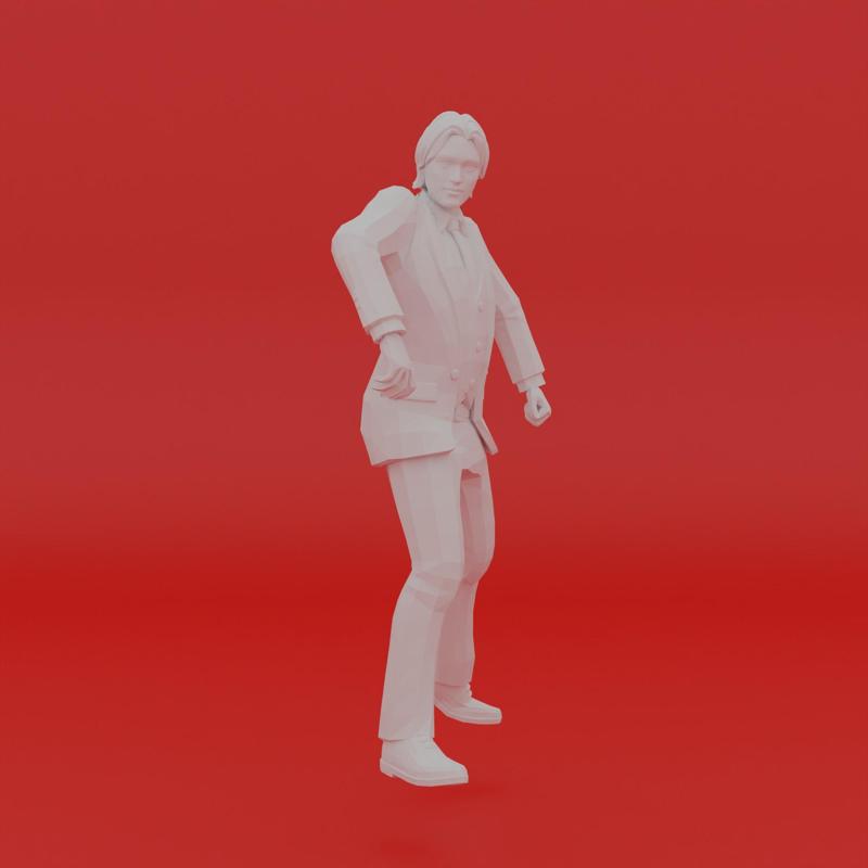 Character Pose Toy Man Miniature Figure 153
