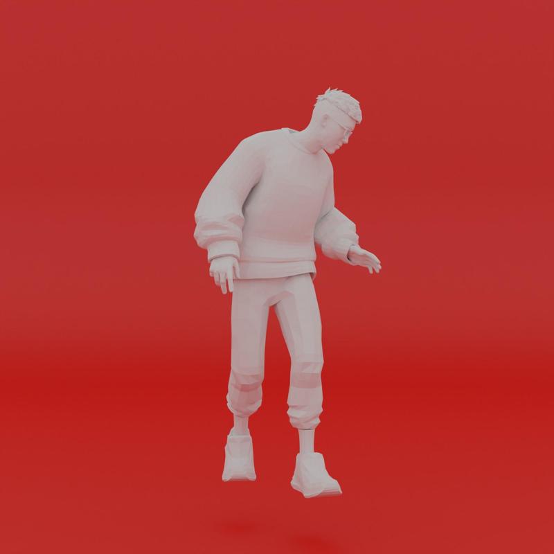 Character Pose Toy Man Miniature Figure 063