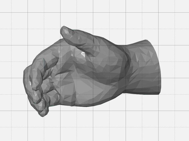 hand2　 handshake　HIGH QUALITY 3D 　SCAN