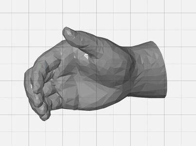 hand2　 handshake　HIGH QUALITY 3D 　SCAN