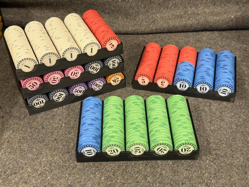 Clay Chip Trays for Ruben Mini Chips