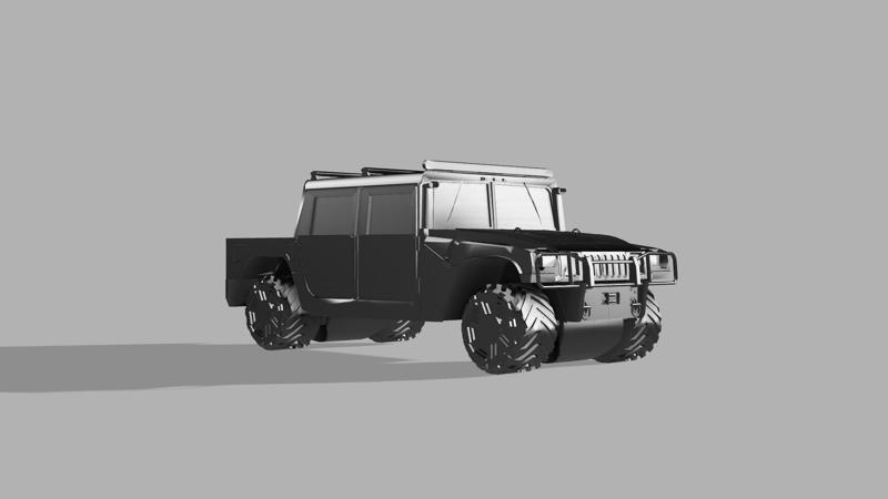 Hummer H1 (Print-in-Place)
