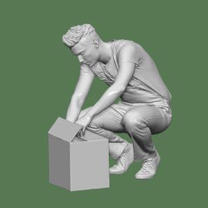 MECHANIC PEOPLE CHARACTER DIORAMA