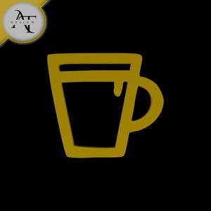 Simple Coffee Cup Symbol - 2D Art