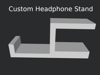 Headphone Hook (Customizable)