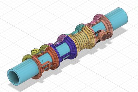 Zone Industralis PVC pipe decorations - Set 1