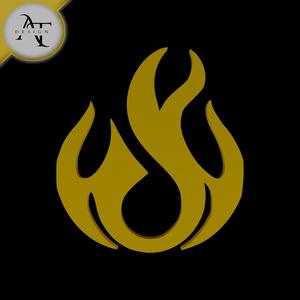 Simple Flame Symbol - 2D Art