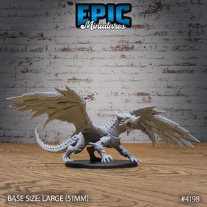 Armored Dragon Attacking ‧ DnD Miniature ‧ Tabletop Miniatures ‧ Gaming Monster ‧ 3D Model ‧ RPG ‧ DnDminis ‧ STL FILE