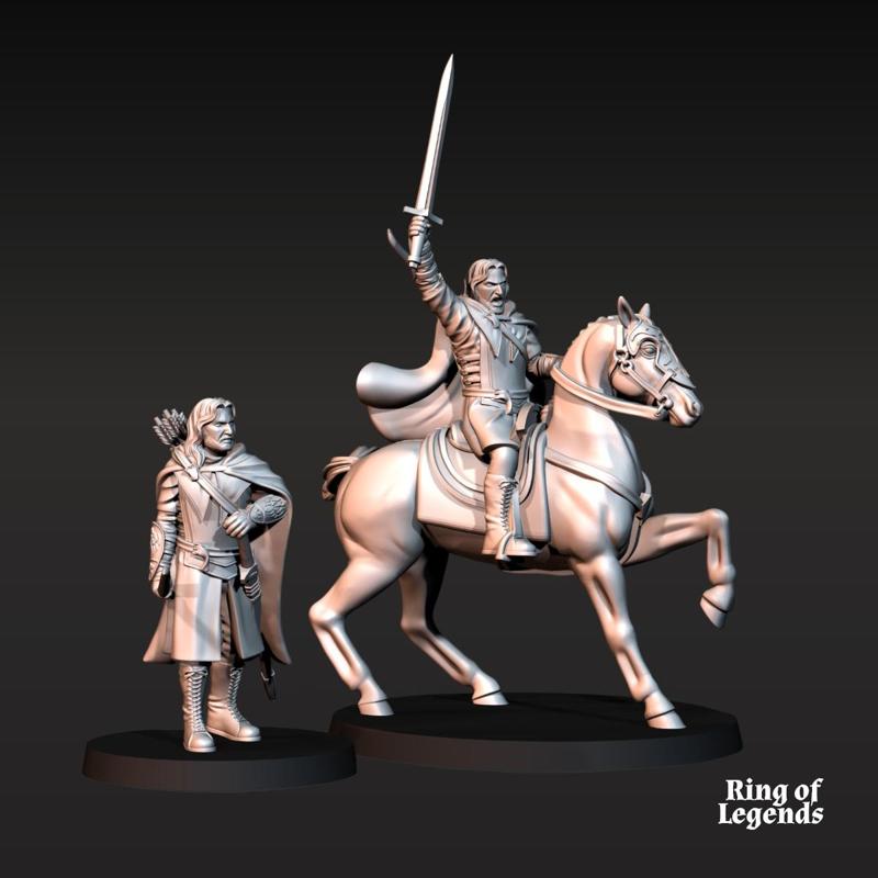 Captain of the Grey Castle Mounted and Foot | Grey Castle | Fantasy | Ring of legends