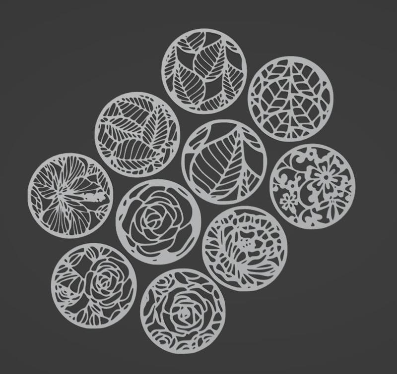 Organic coasters