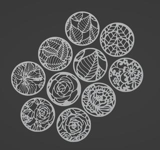 Organic coasters
