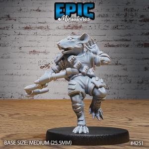 Rat Folk Tribe Archer ‧ DnD Miniature ‧ Tabletop Miniatures ‧ Gaming Monster ‧ 3D Model ‧ RPG ‧ DnDminis ‧ STL FILE