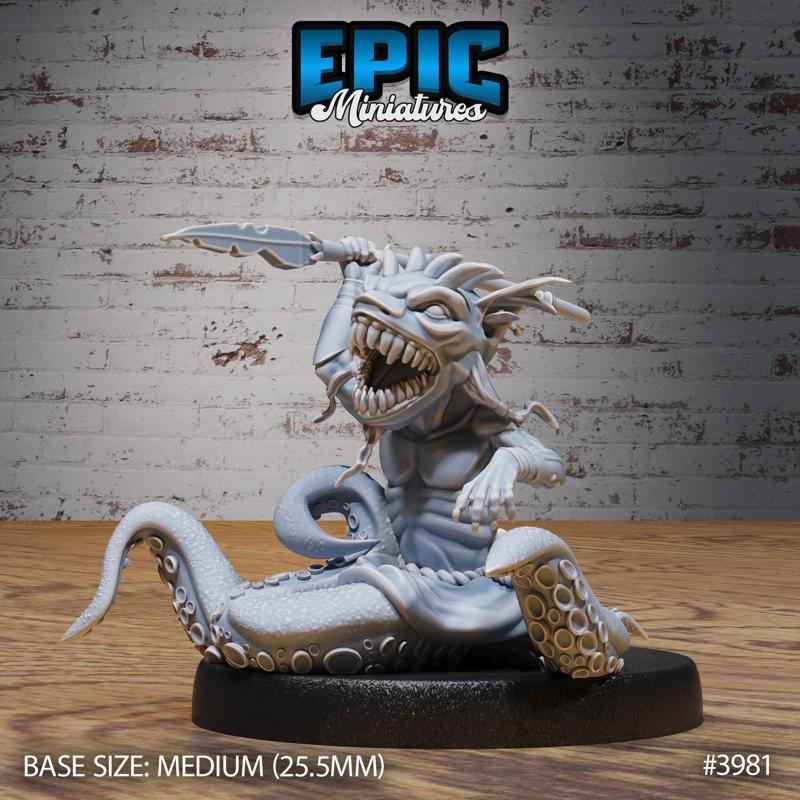 Octoblin ‧ DnD Miniature ‧ Tabletop Miniatures ‧ Gaming Monster ‧ 3D Model ‧ RPG ‧ DnDminis ‧ STL FILE