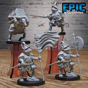 Armadillo Conquistador Set ‧ DnD Miniature ‧ Tabletop Miniatures ‧ Gaming Monster ‧ 3D Model ‧ RPG ‧ DnDminis ‧ STL FILE