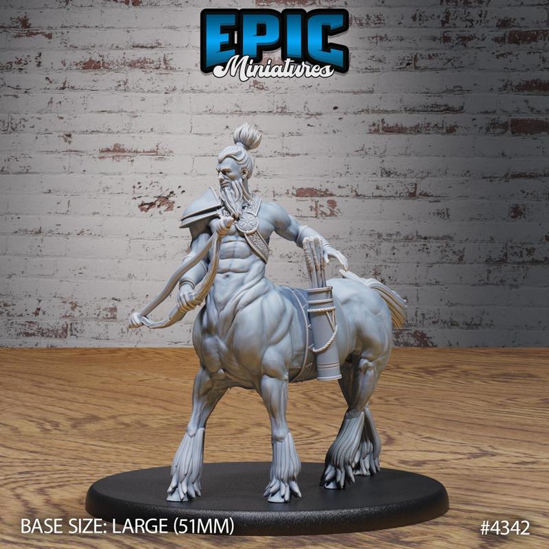 Centaur Scout Bow ‧ DnD Miniature ‧ Tabletop Miniatures ‧ Gaming Monster ‧ 3D Model ‧ RPG ‧ DnDminis ‧ STL FILE