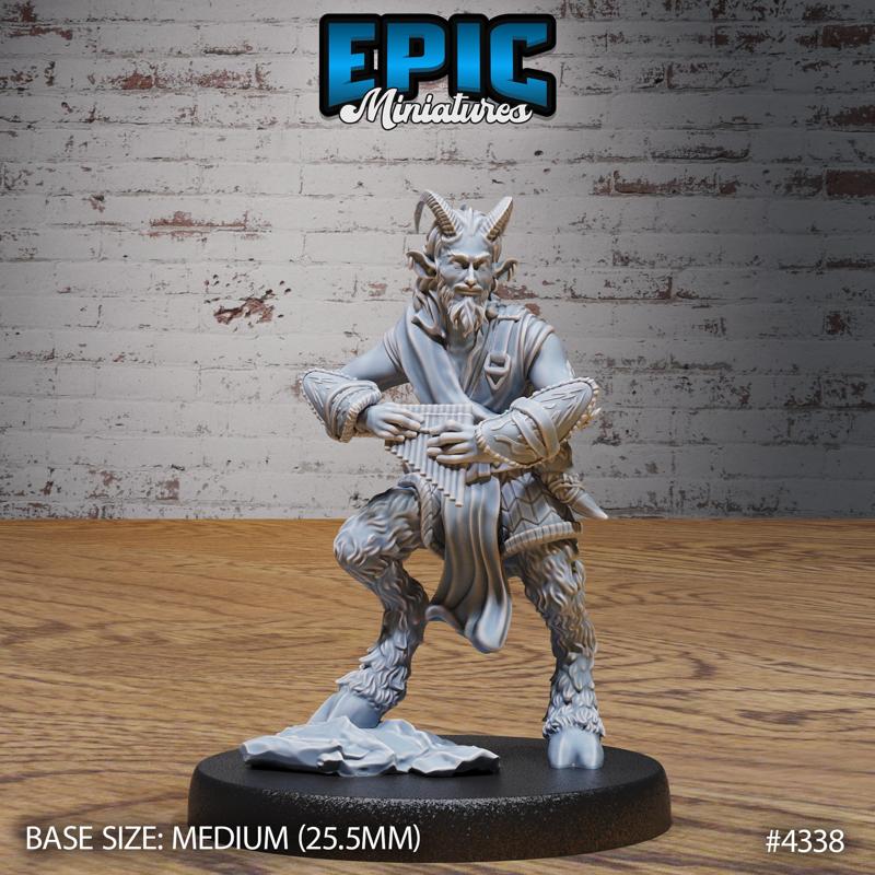 Satyr Classic ‧ DnD Miniature ‧ Tabletop Miniatures ‧ Gaming Monster ‧ 3D Model ‧ RPG ‧ DnDminis ‧ STL FILE