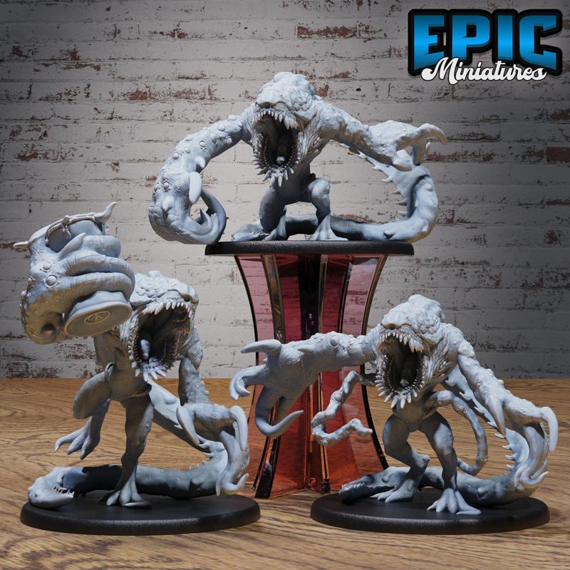 Astral Devourer Set ‧ DnD Miniature ‧ Tabletop Miniatures ‧ Gaming Monster ‧ 3D Model ‧ RPG ‧ DnDminis ‧ STL FILE