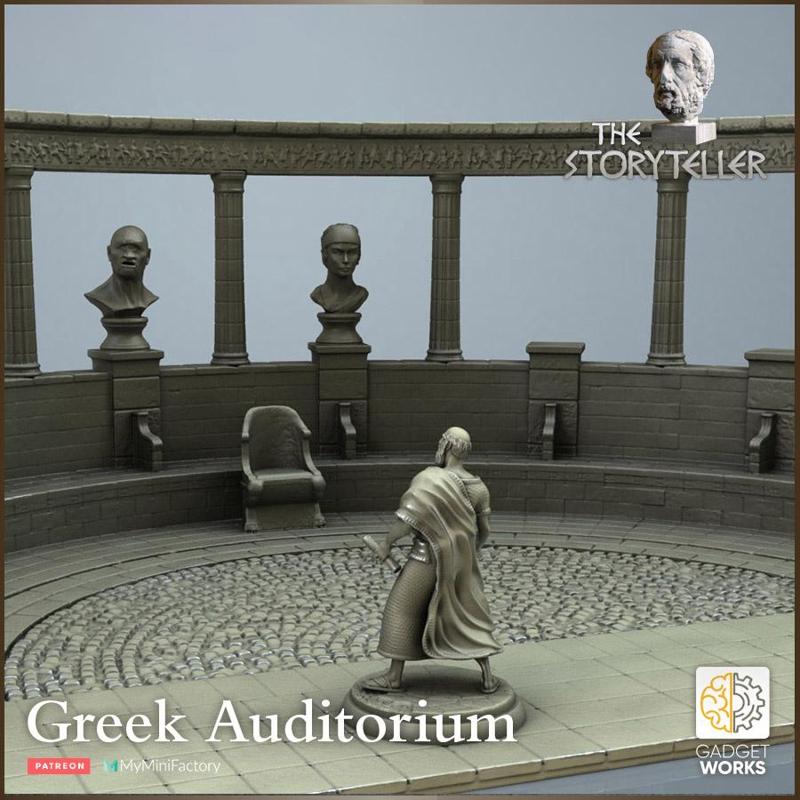 Greek Auditorium / Symposium - The Storyteller