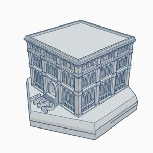 Gothic Building HMSG101 Hex Map Scale
