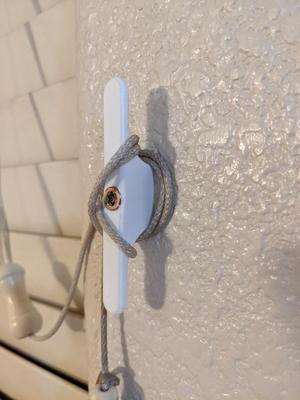 Simple Cord Cleat - One Hole
