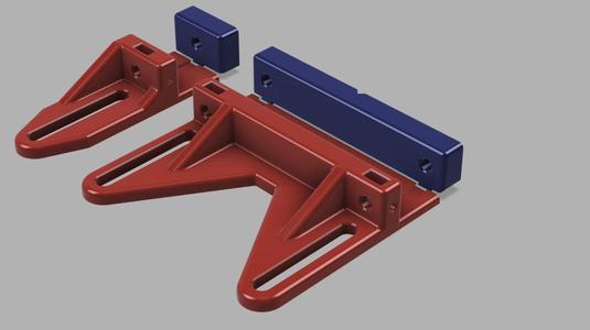 Printable vise for MPCNC/Lowrider. Parametrized