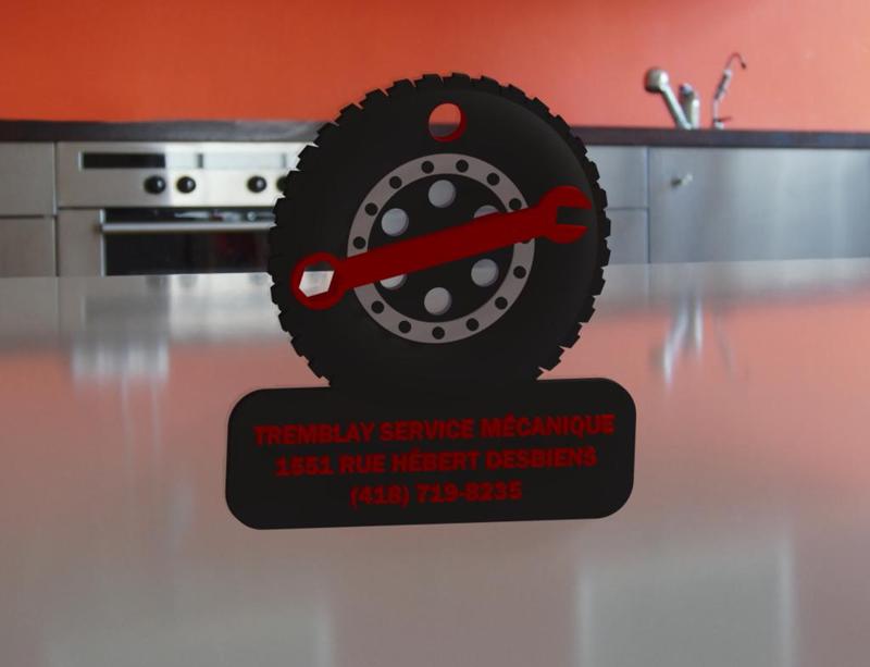 Tremblay Service mécanique Keychain