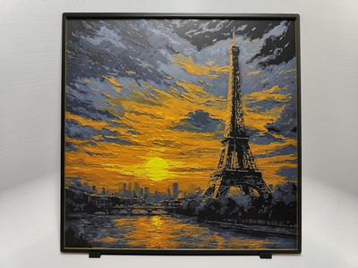 Eifel Tower sunset - Hueforge