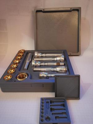 Mouthpiece Box for Stomvi and other trumpet mouthpieces / Mundstückkasten für Stomvi und andere Trompetenmundstücke