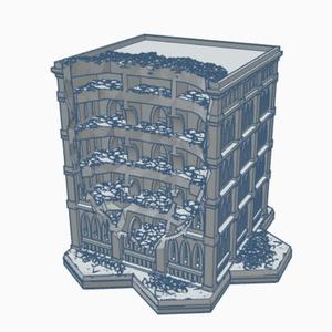 Gothic Ruined Building with Hex Base 103 GRHB103
