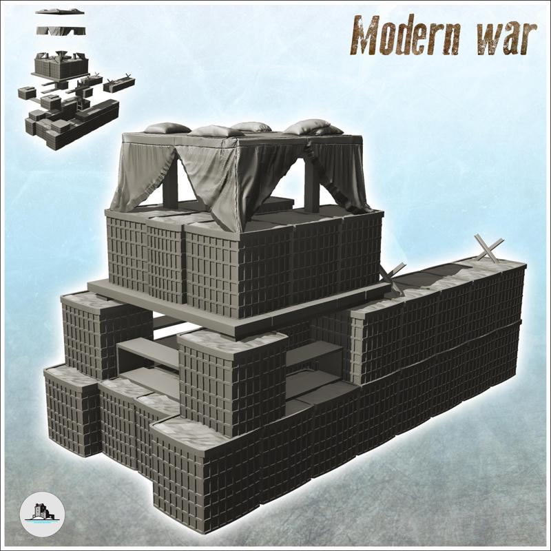 Fortified shooting range with hesco and barbed wire (7) - Cold Era Modern Warfare Conflict World War 3 RPG Afghanistan Iraq